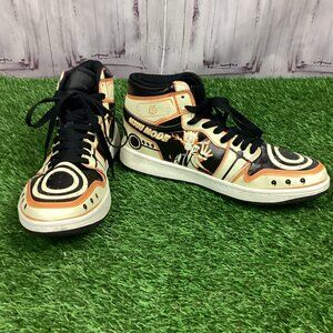 Nine-Tails Chakra Mode Ninja Shippuden Mid 1 Basketball Shoes 42